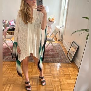 NWT Missoni Mare White Fringe Kaftan